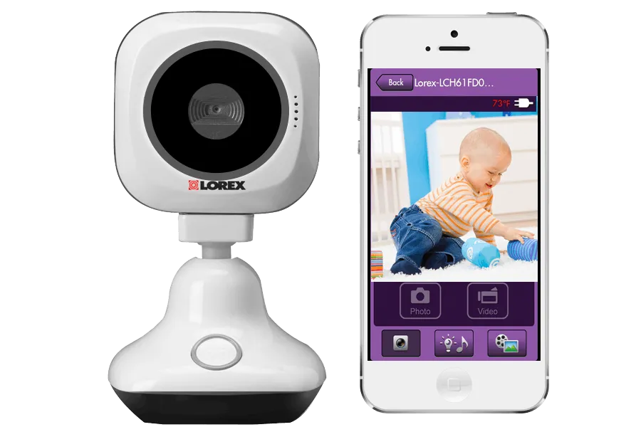 HD WiFi security camera with remote viewing