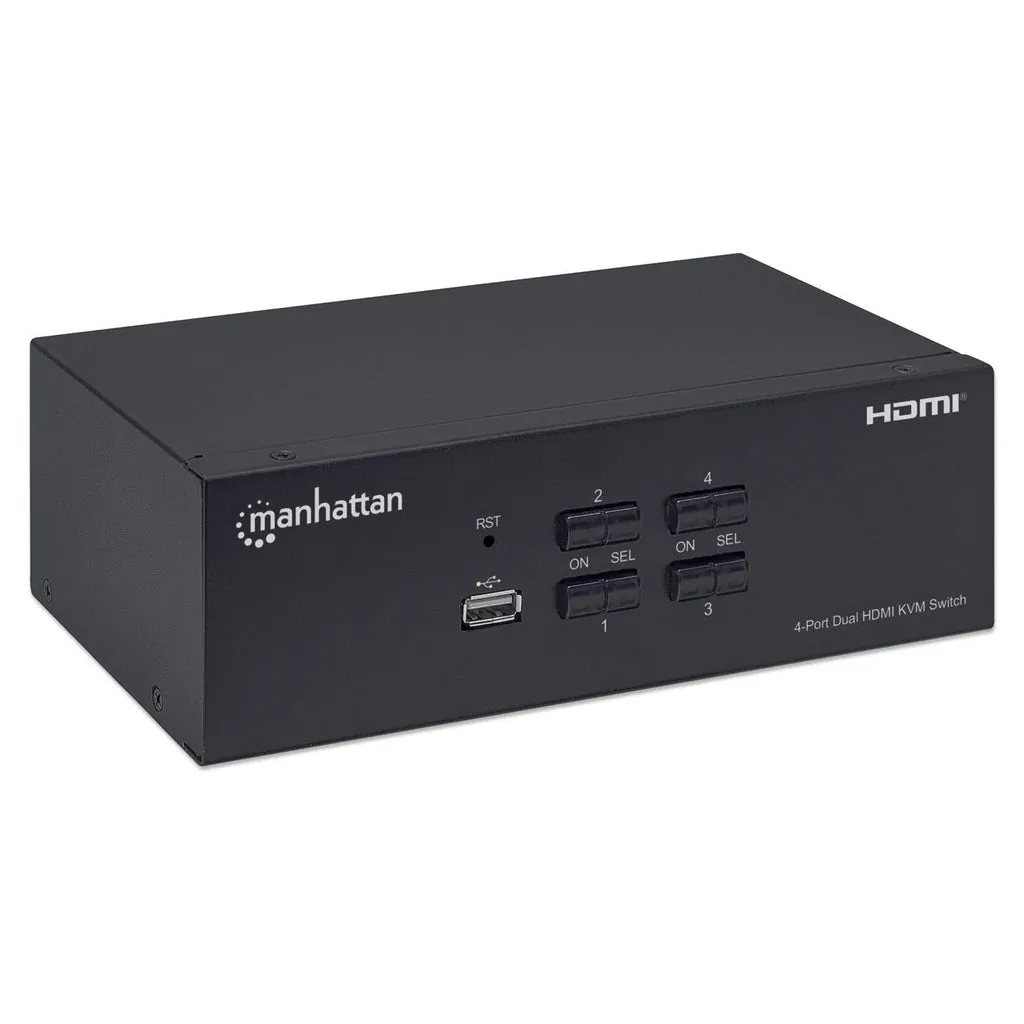 Hdmi Kvm Switch 4-Port- Usb-A