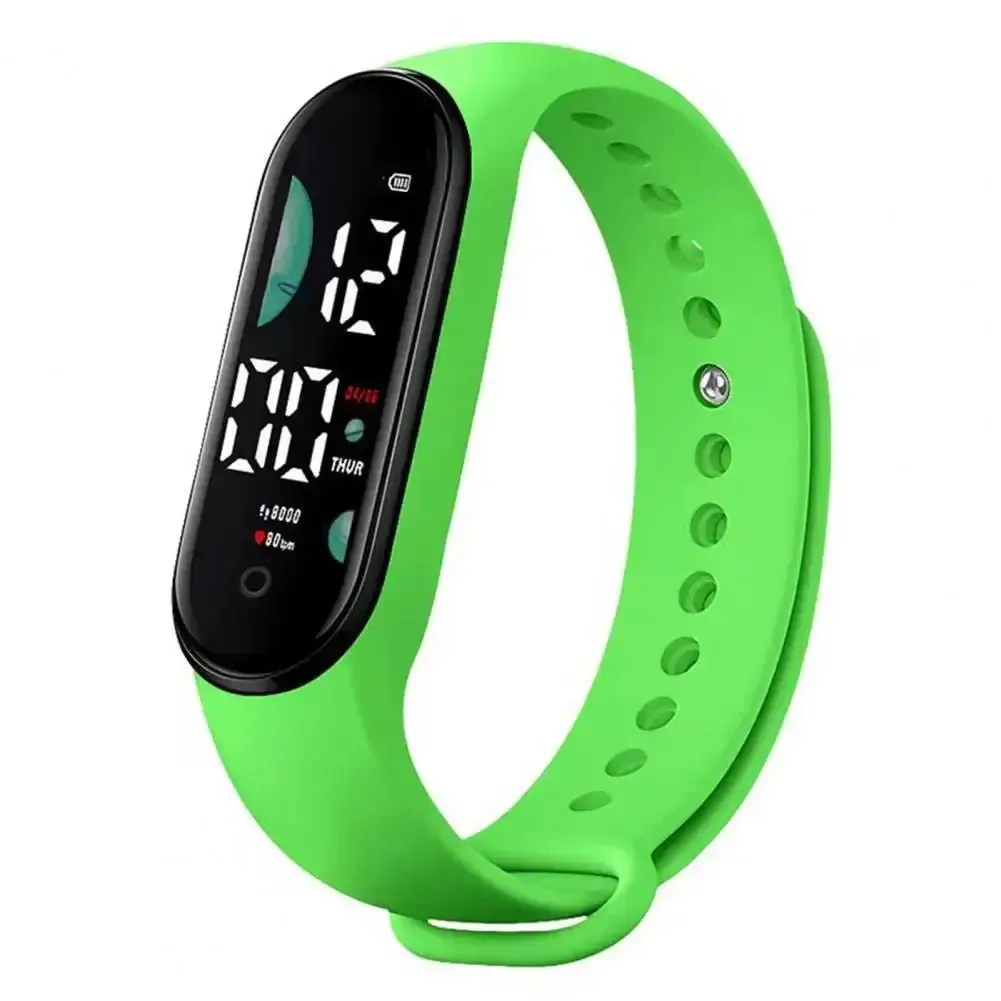 Hot !!M9 Electronic Watch LED Touch Control Waterproof Casual Multifunctional Week Time Display Men Women Unisex Sports Watch