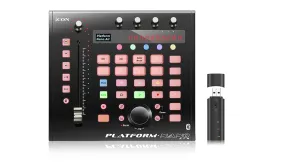 Icon Pro Audio ICOC-PLATFORMNANOAIR Platform Nano Air Wireless Rechargeable DAW Control Surface w/ Motorized Fader