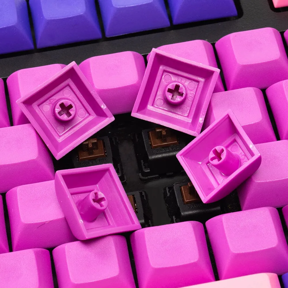 IDOBAO DSA Profile PBT Blank Pink Purple Keycap