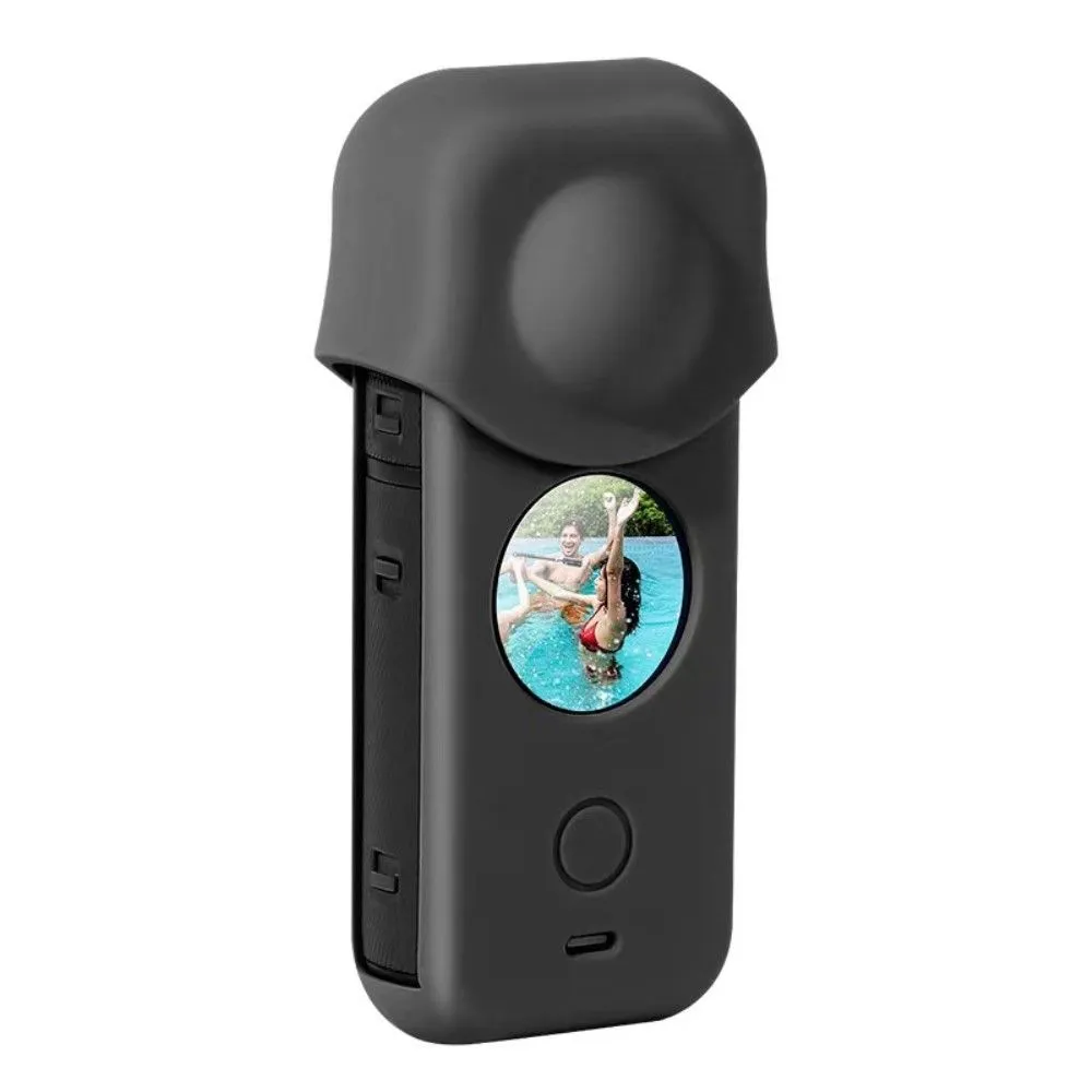 Insta360 One X2 silicone cover   lens cover - Black