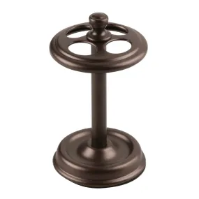 InterDesign® 76285 York Free-Standing Metal Toothbrush Holder, Bronze