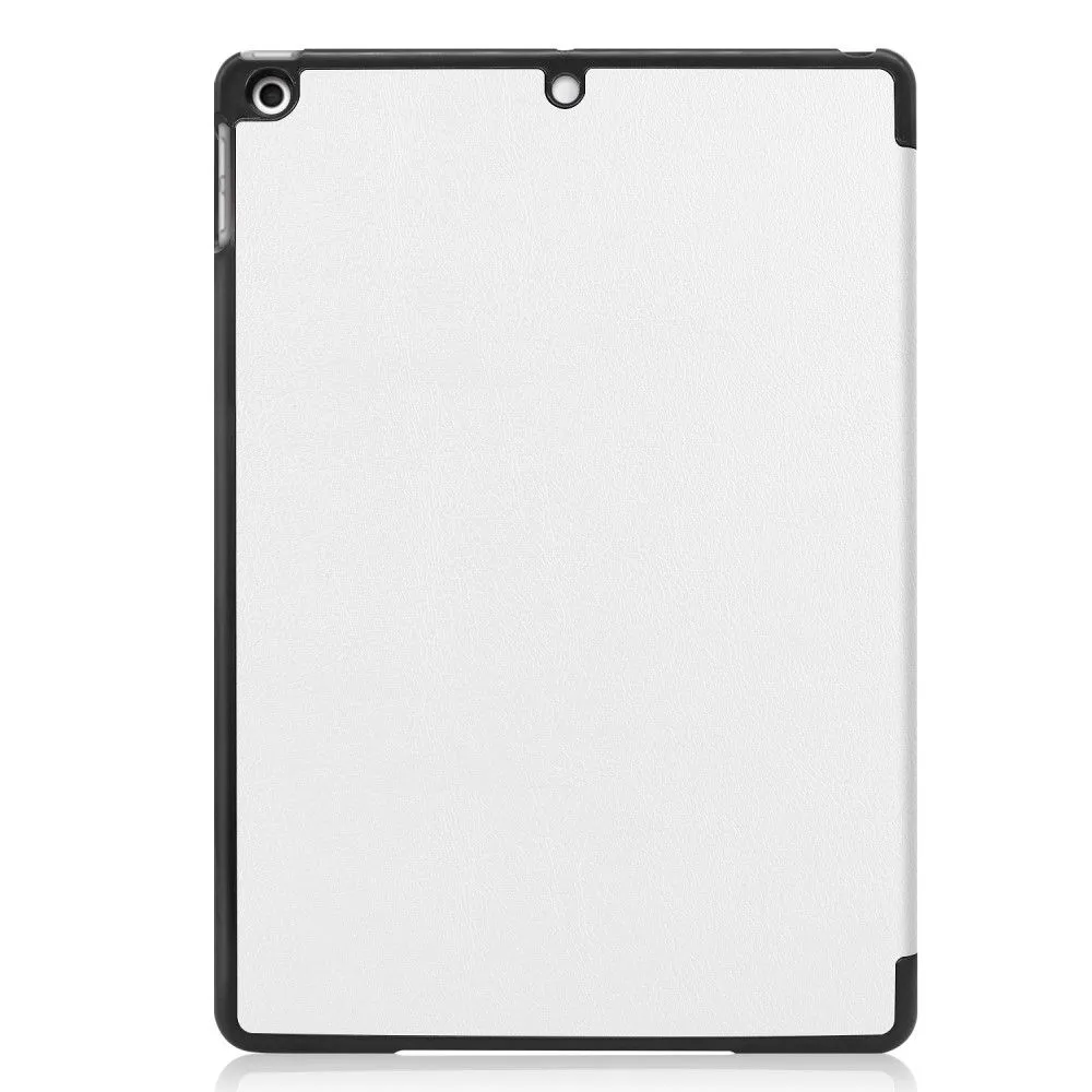 iPad 10.2 (2021) / (2020) / (2019) tri-fold PU leather flip case - White