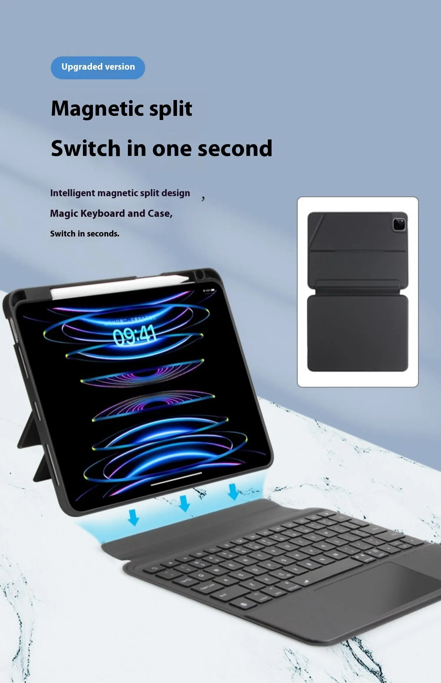 IPad Keyboard Air5air4 Magnetic Protective Sleeve