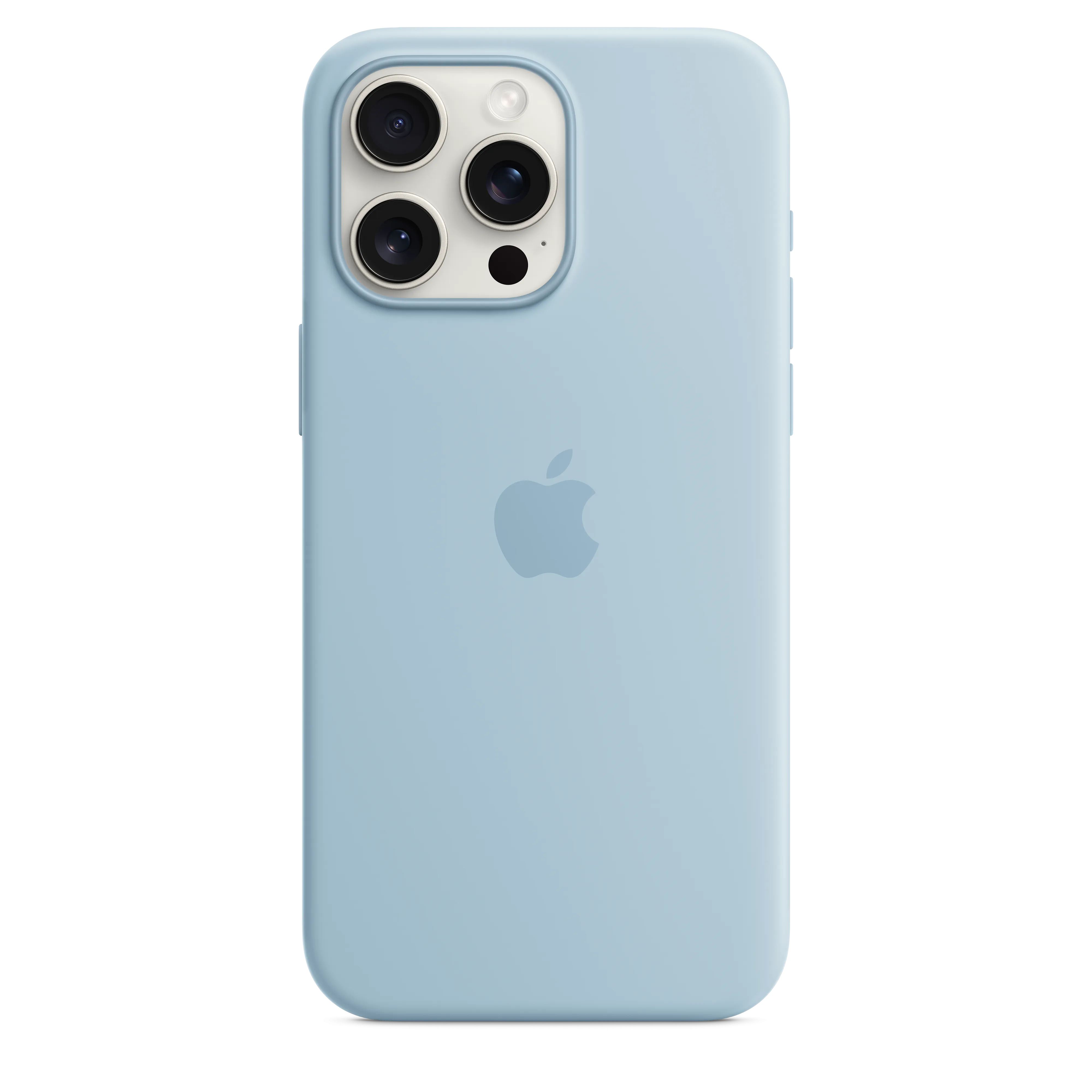 iPhone 15 Pro Max Silicone Case with MagSafe - Light Blue