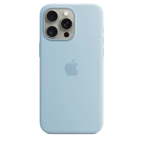 iPhone 15 Pro Max Silicone Case with MagSafe - Light Blue