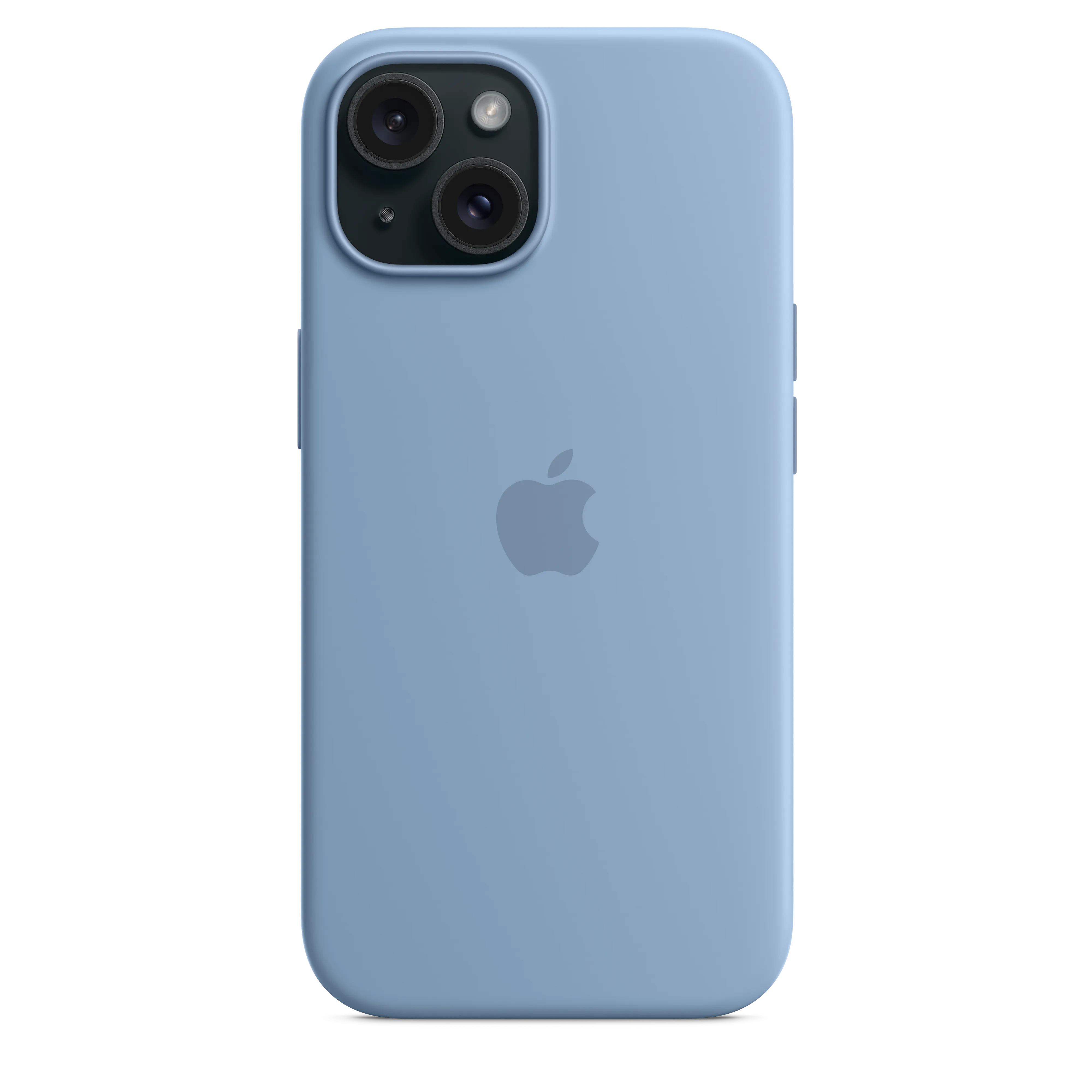 iPhone 15 Silicone Case with MagSafe - Winter Blue