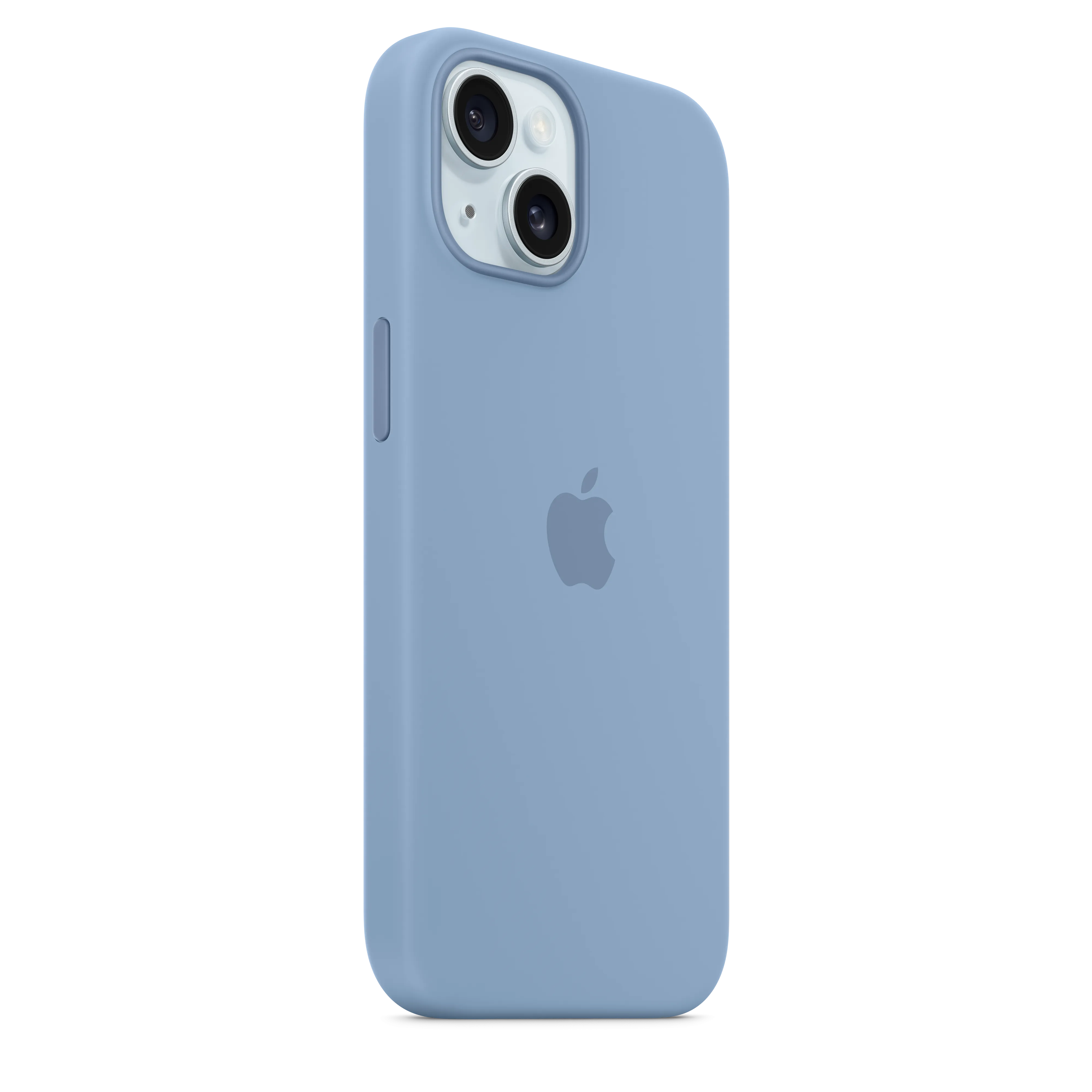 iPhone 15 Silicone Case with MagSafe - Winter Blue