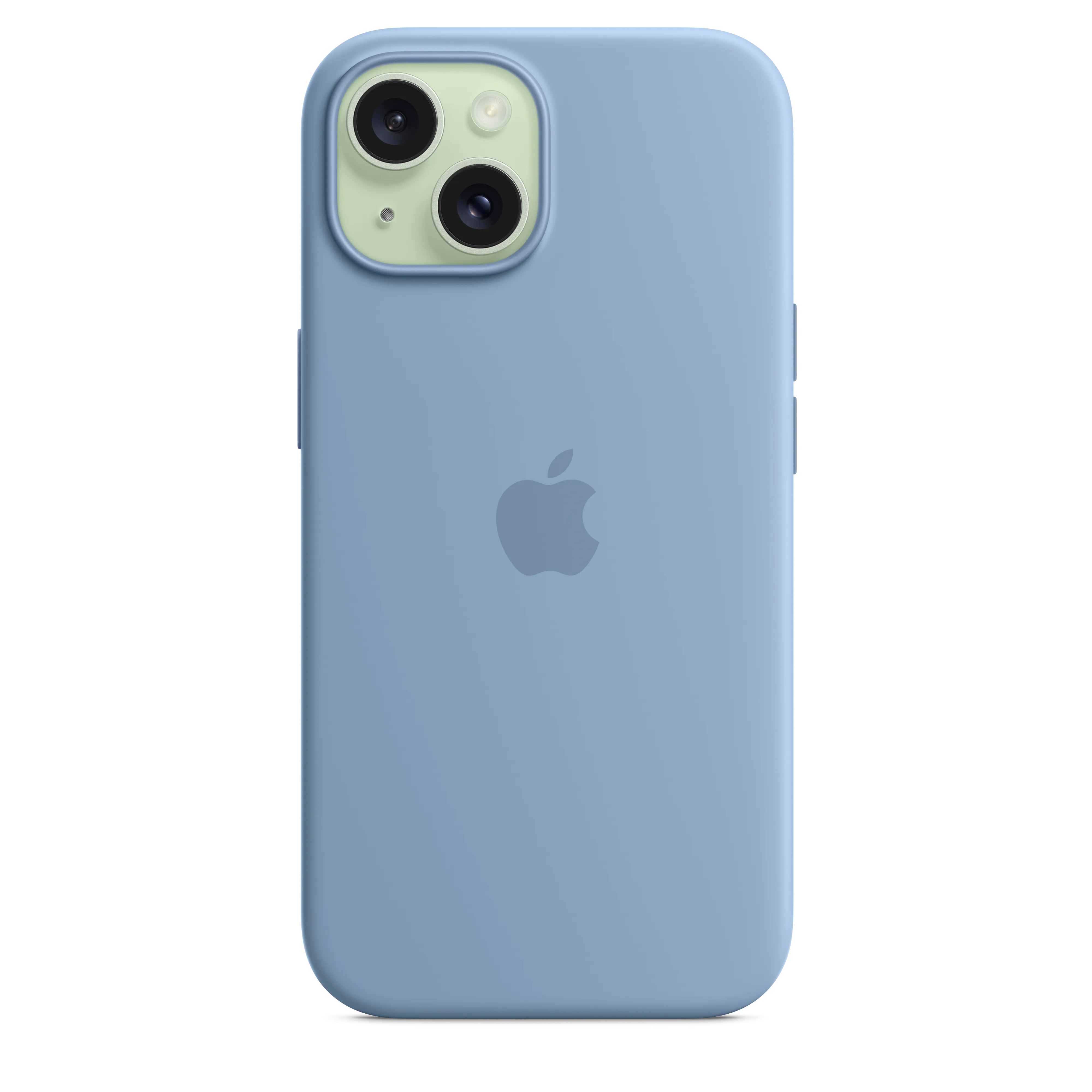 iPhone 15 Silicone Case with MagSafe - Winter Blue