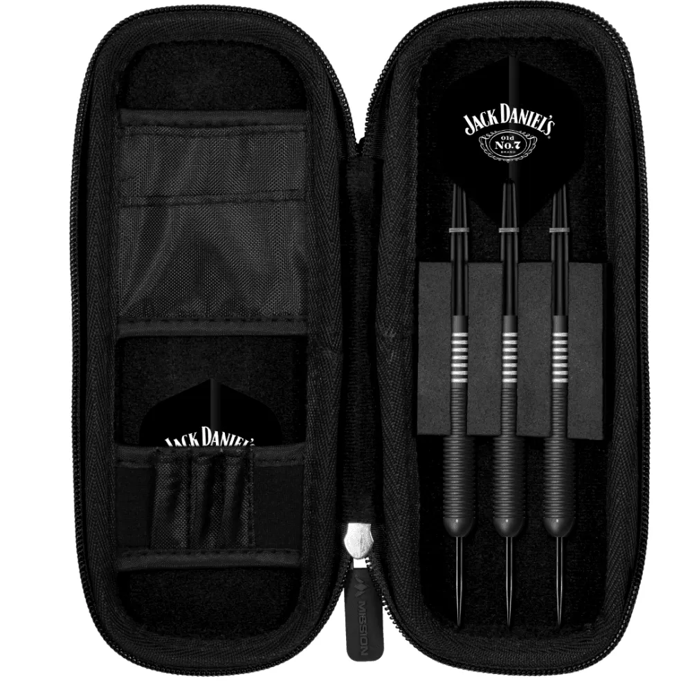 Jack Daniels - Slim EVA Darts Case - Strong Protection - Black