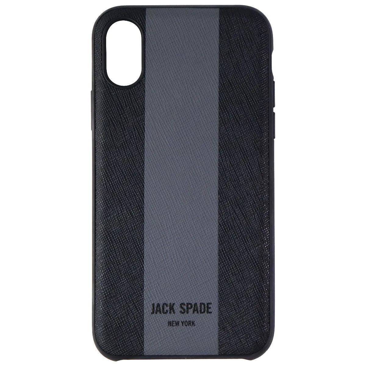 Jack Spade Comold Inlay Case for Apple iPhone Xs / iPhone X - Black / Gray