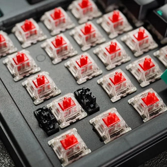 JAMESDONKEY RS6 Transparent Hot-swap Mechanical Keyboard