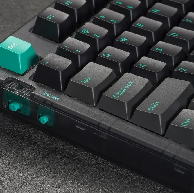 JAMESDONKEY RS6 Transparent Hot-swap Mechanical Keyboard