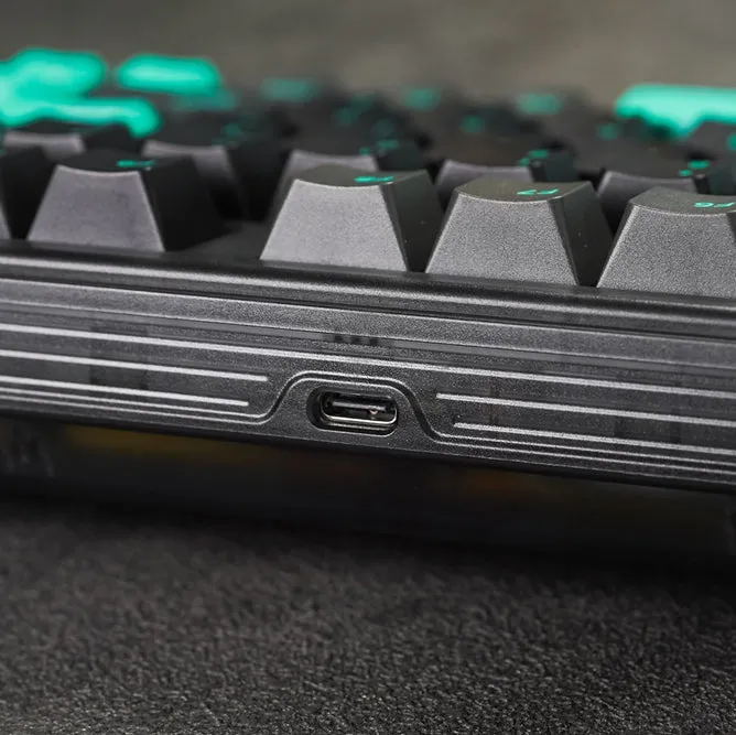 JAMESDONKEY RS6 Transparent Hot-swap Mechanical Keyboard