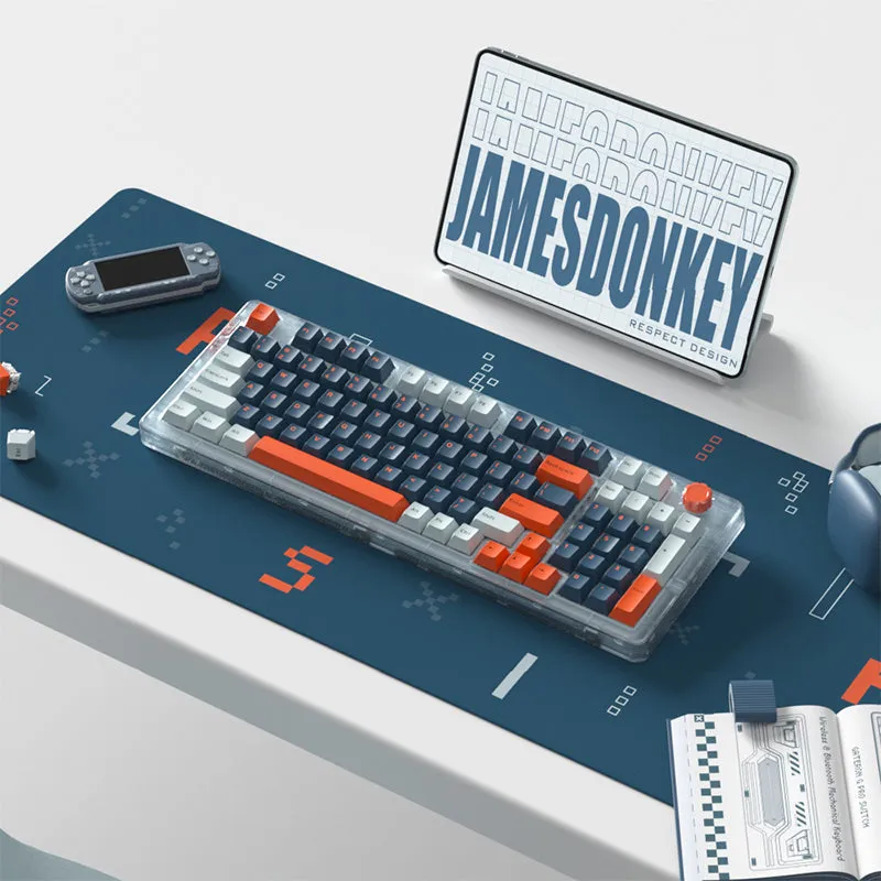 JAMESDONKEY RS6 Transparent Hot-swap Mechanical Keyboard