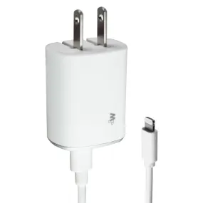 Just Wireless (18W) Lightning 8-Pin to USB-C MFi Wall Charger (6FT) - White