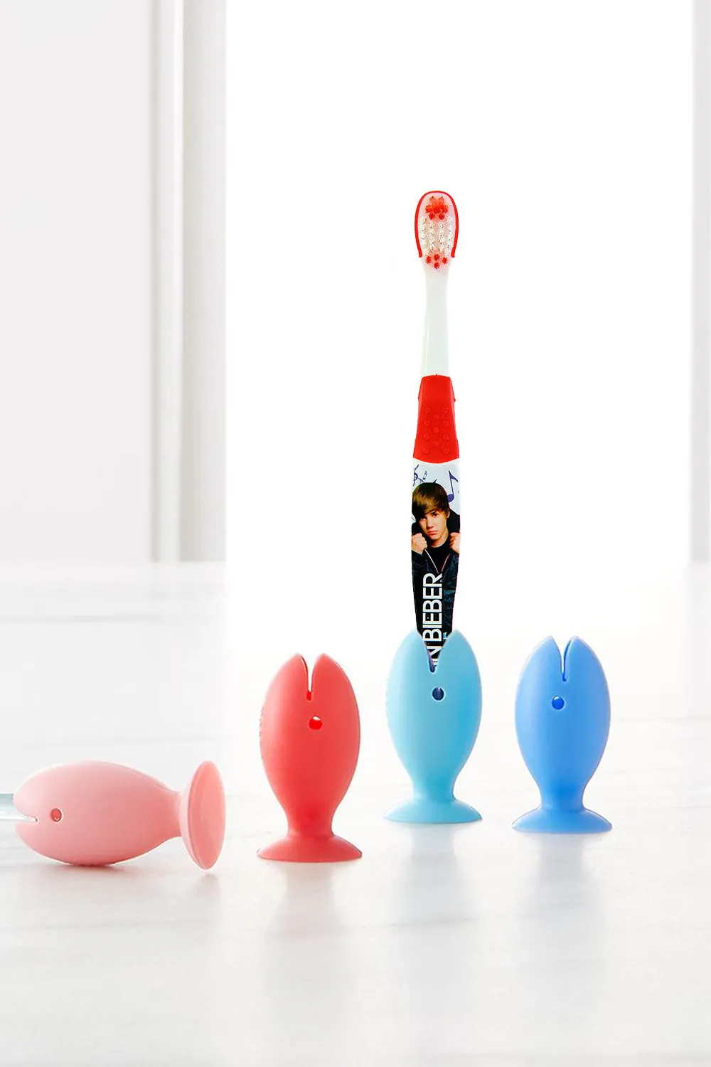 Justin Bieber Kids Red Manual Toothbrush