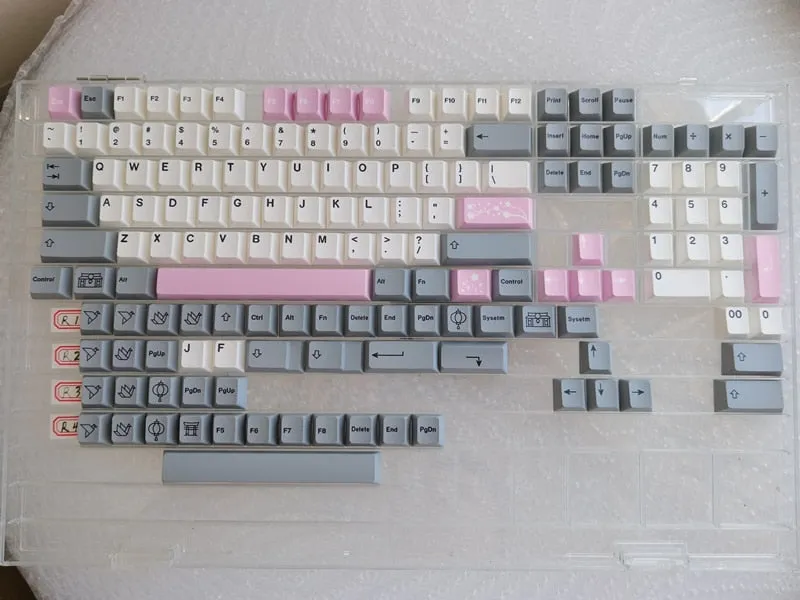 Kawaii Fuji Theme Keycaps PBT for Mechanical Keyboard | Japanese keycaps set