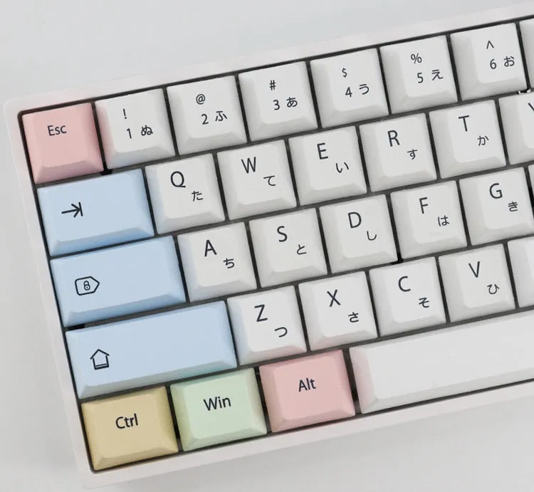 Kawaii keycaps without keyboard | Cute keycaps set | Japanese keycaps set