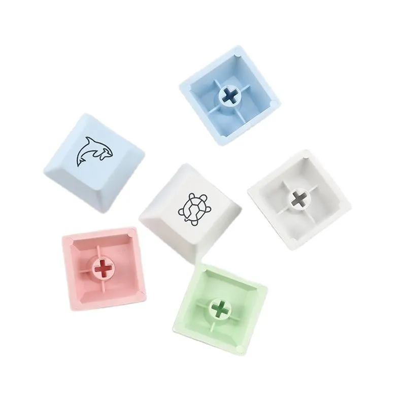 Kawaii keycaps without keyboard | Cute keycaps set | Japanese keycaps set