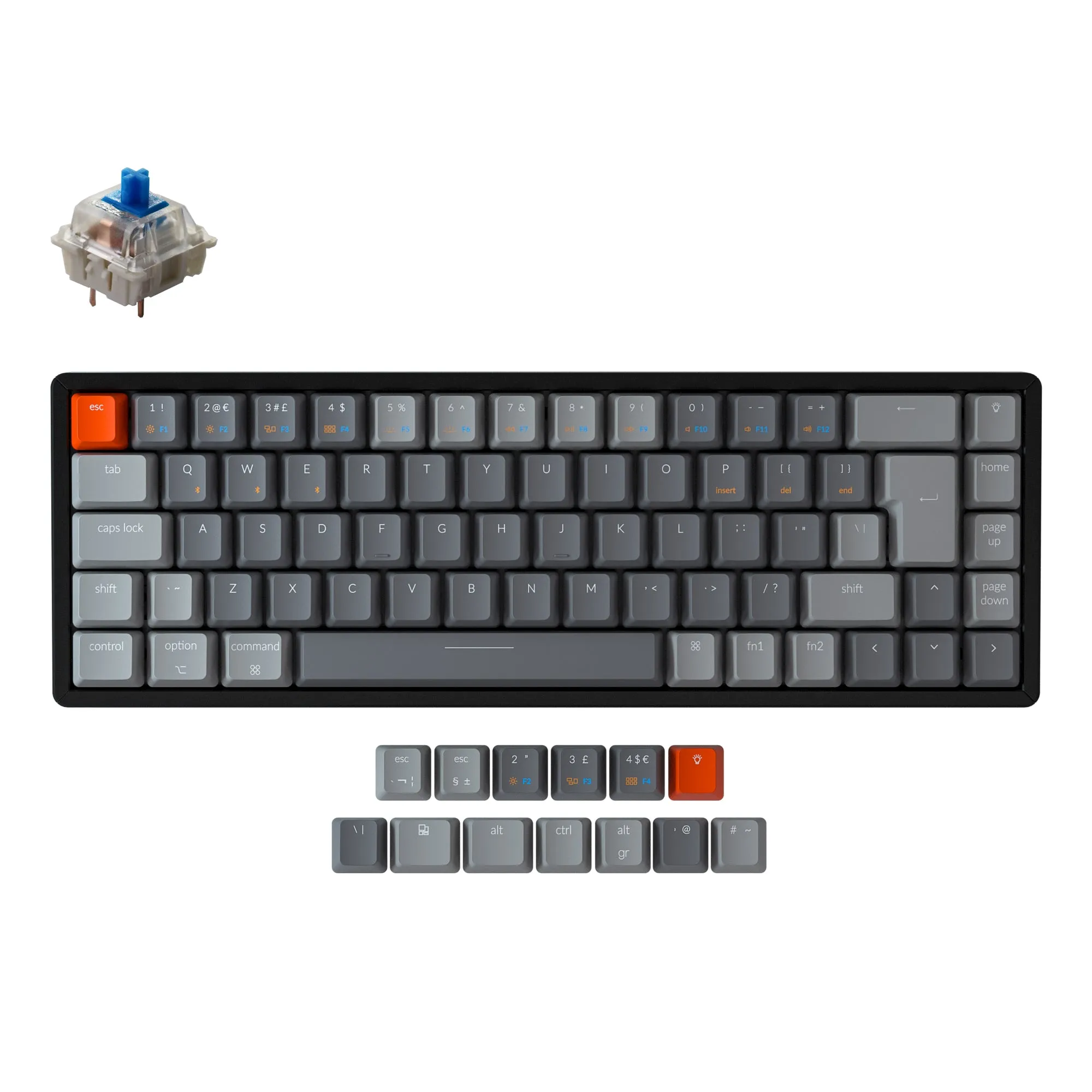 Keychron K6 Wireless Mechanical Keyboard (UK ISO Layout)