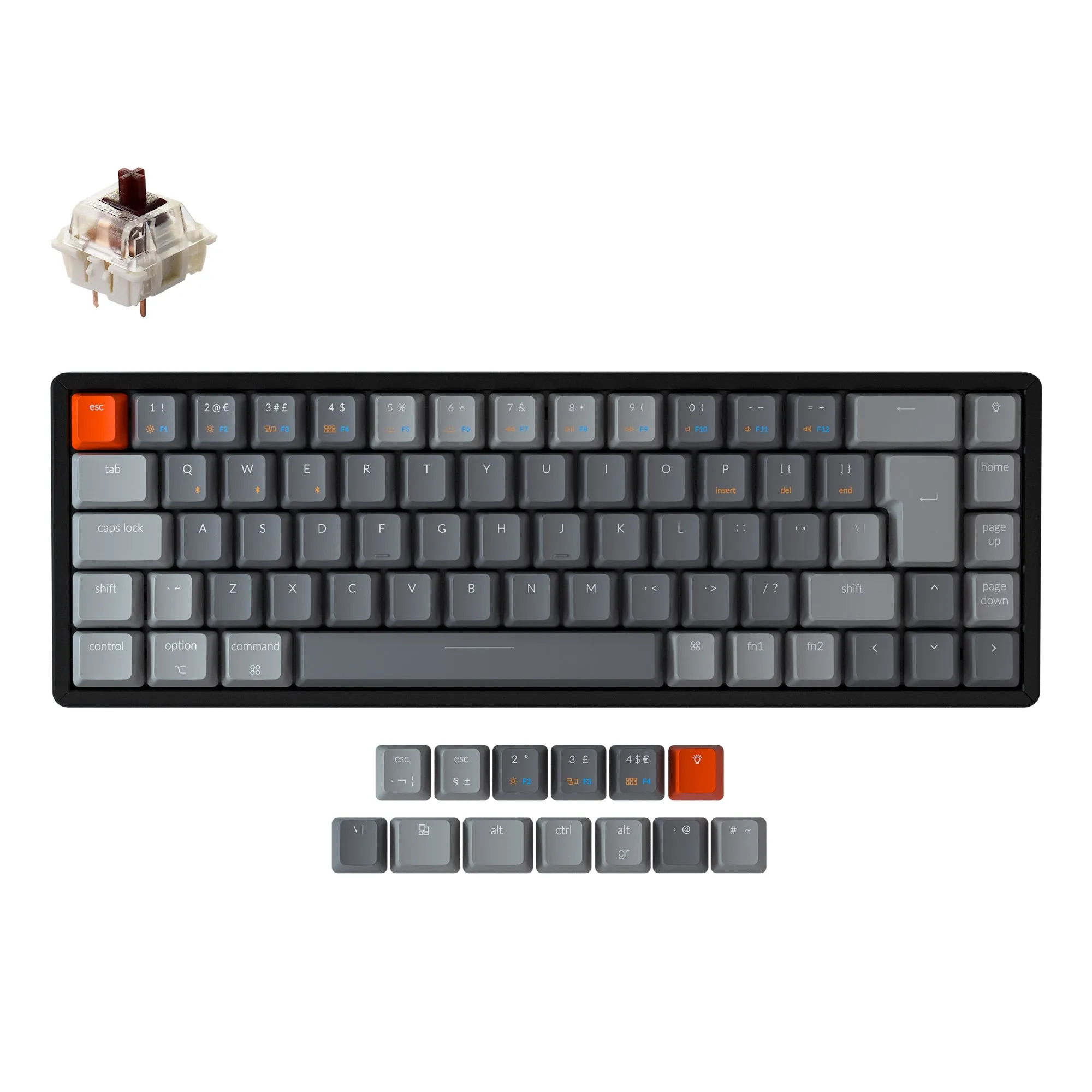 Keychron K6 Wireless Mechanical Keyboard (UK ISO Layout)