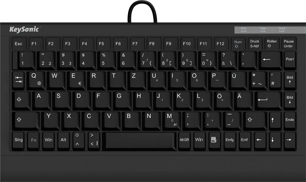 Keysonic Keyboard Ksk-3023Bt - Black