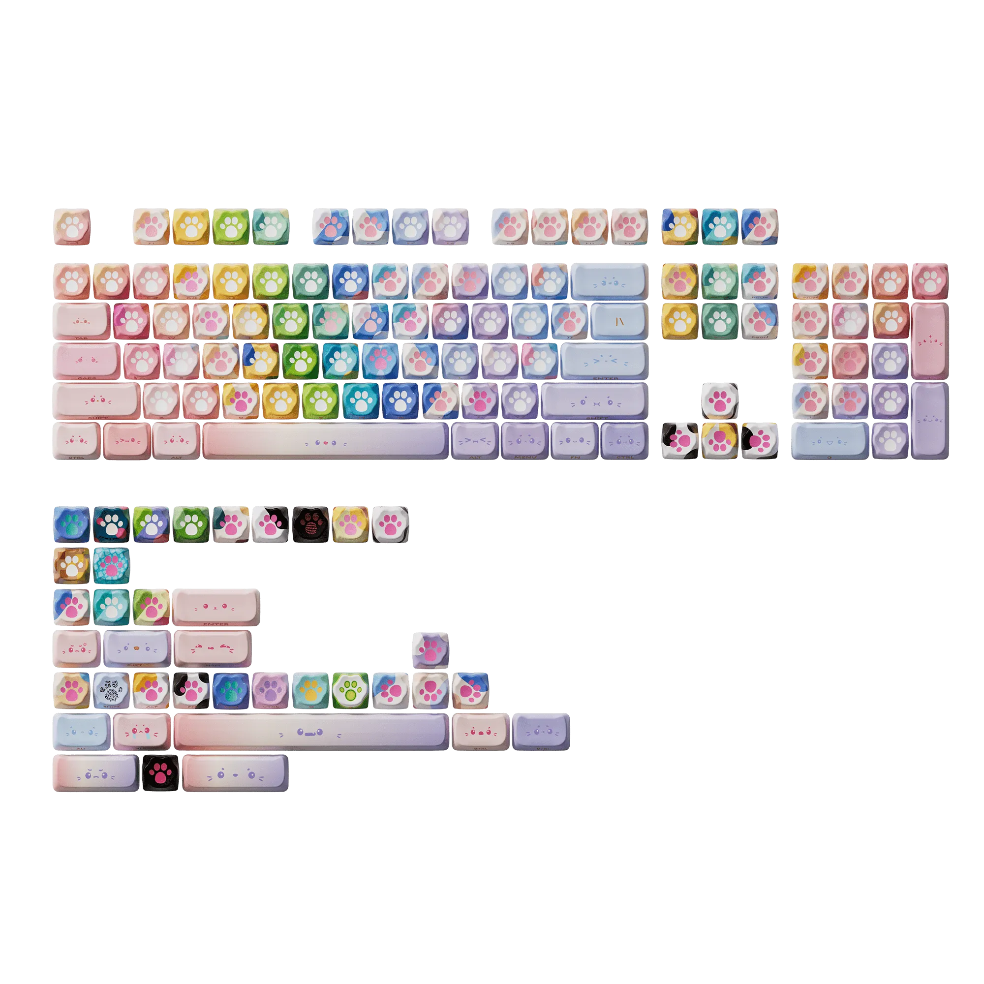 Kitty Paws Keycap Set (142-key)