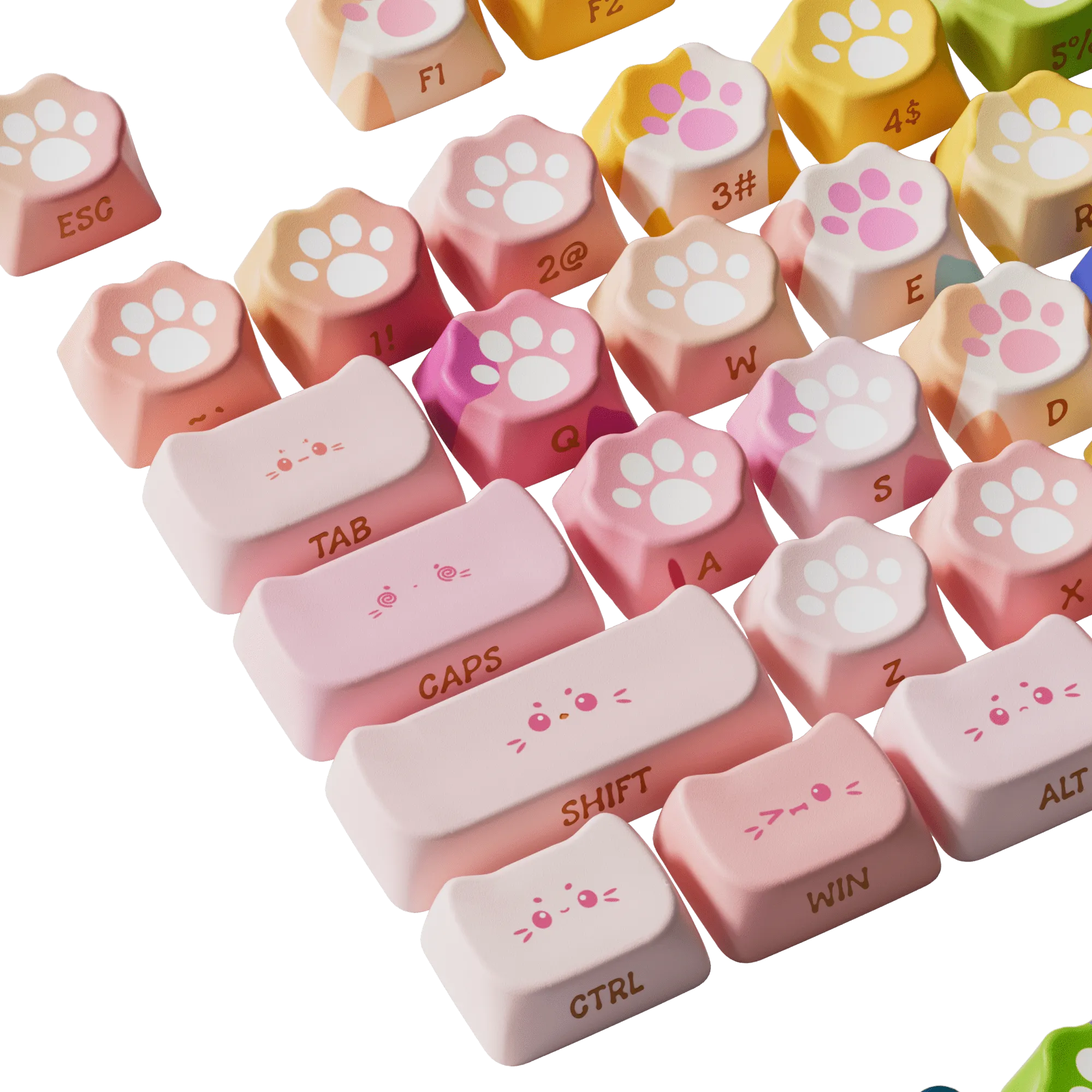 Kitty Paws Keycap Set (142-key)