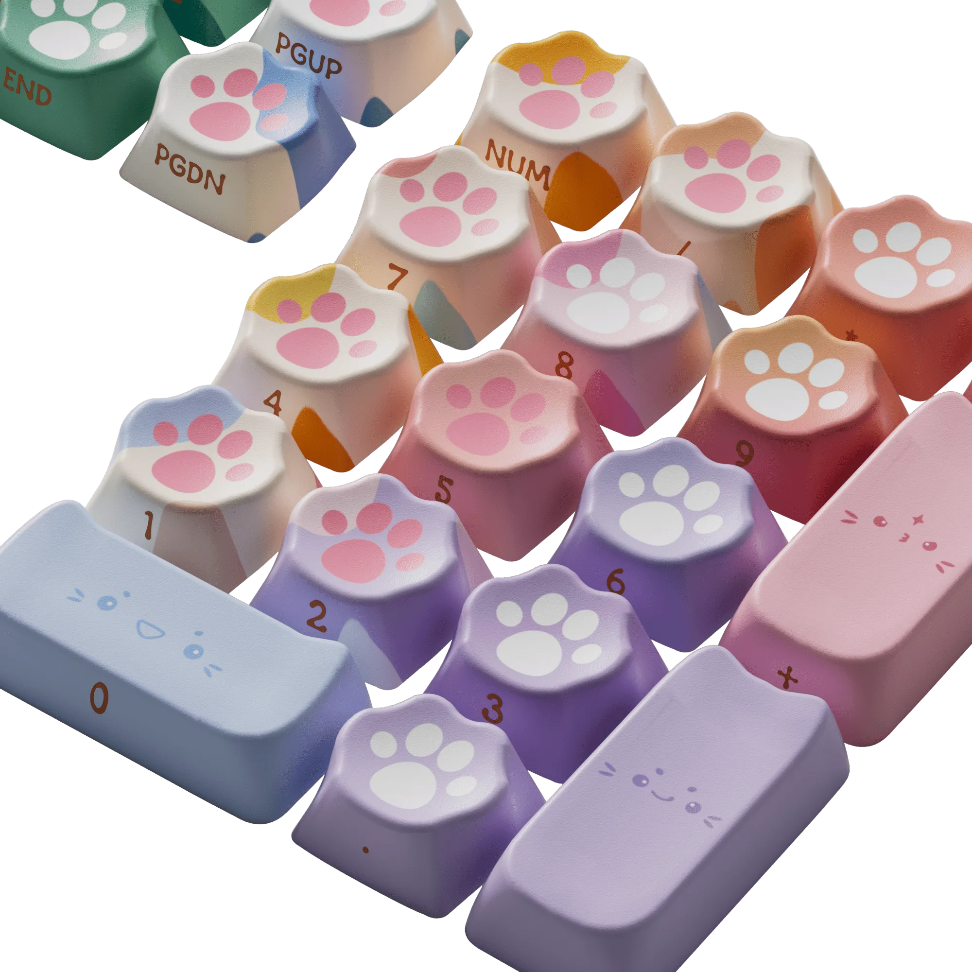 Kitty Paws Keycap Set (142-key)