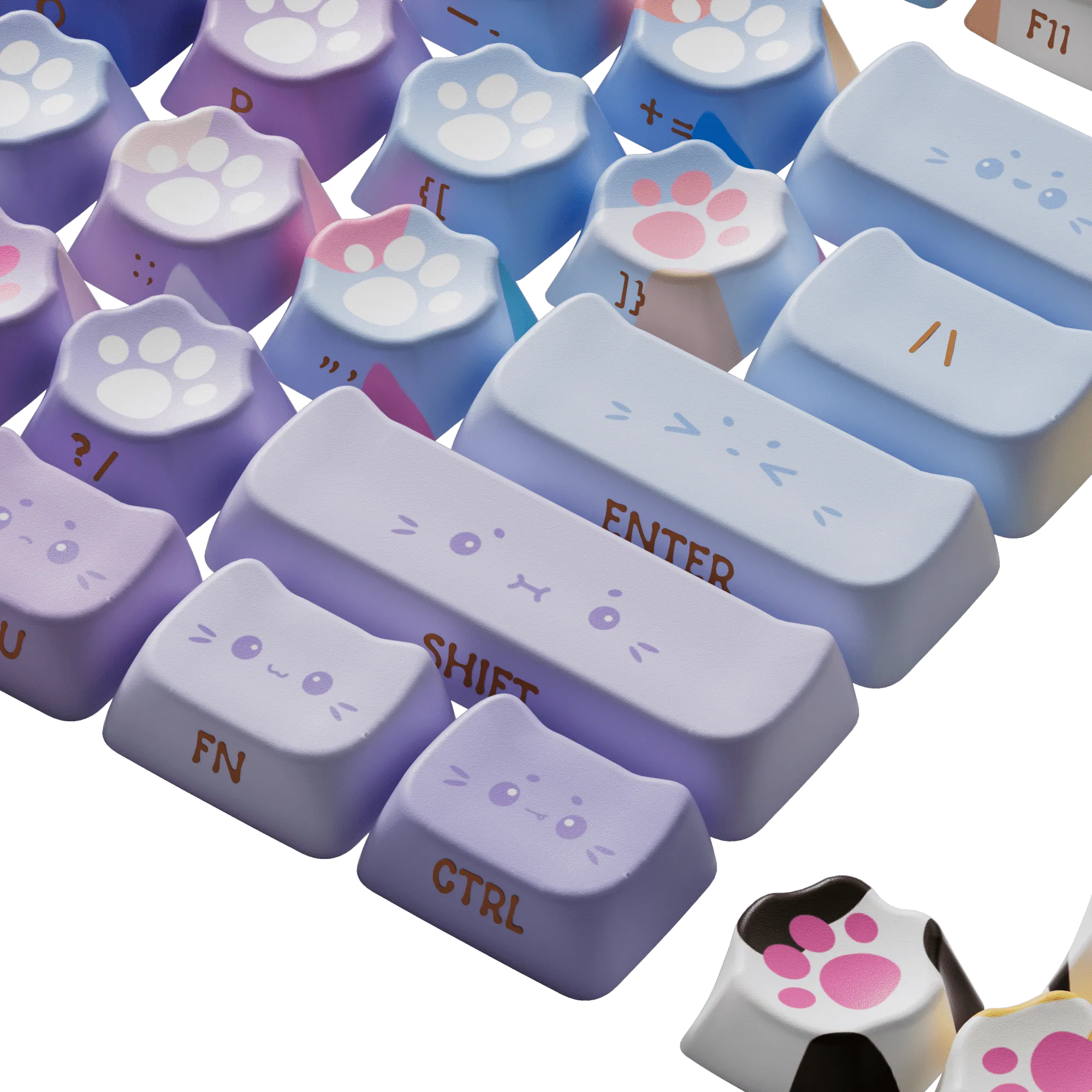 Kitty Paws Keycap Set (142-key)