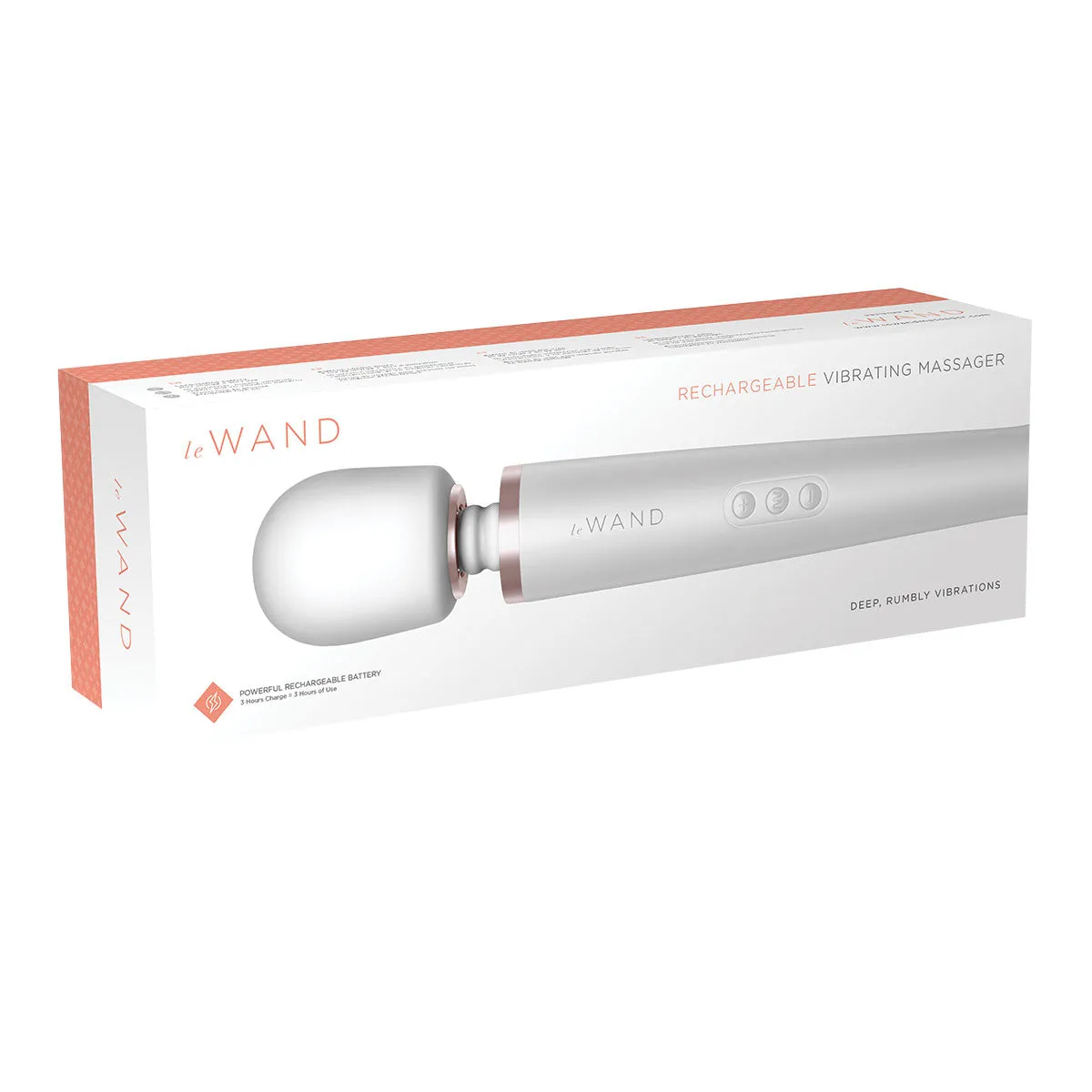 Le Wand Pearl White Vibrator