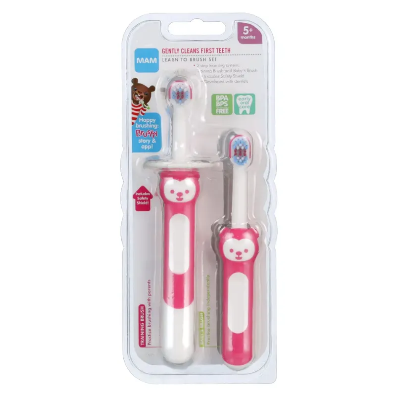 Learn to Brush Toothbrush Set - 2 Pack