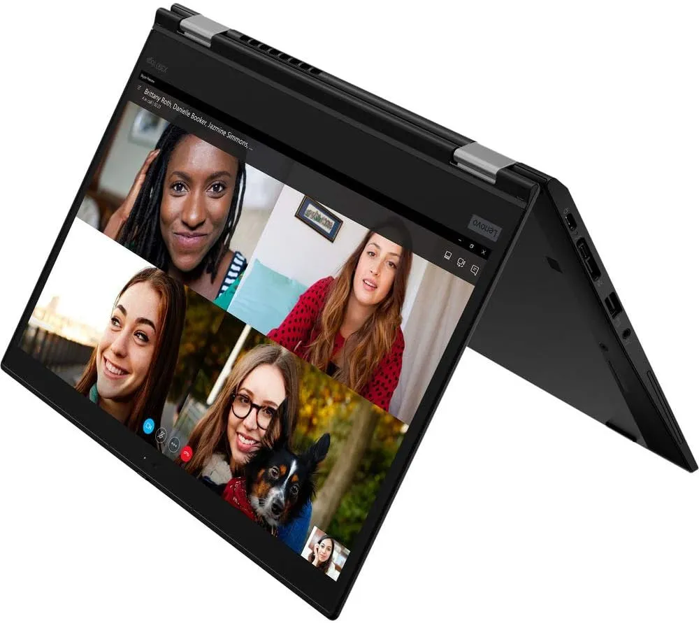 Lenovo ThinkPad X390 Yoga 13.3" FHD (1080p) Versatile 2-in-1 Notebook Tablet   Stylus (Touchscreen) - Intel Core i5-8365U @ 4.10 GHz Quad-Core (8th Gen) | 16GB RAM, 256GB NVMe SSD, USB-C, HDMI | Windows 11 - (Certified Refurbished) - 1 Year Warranty