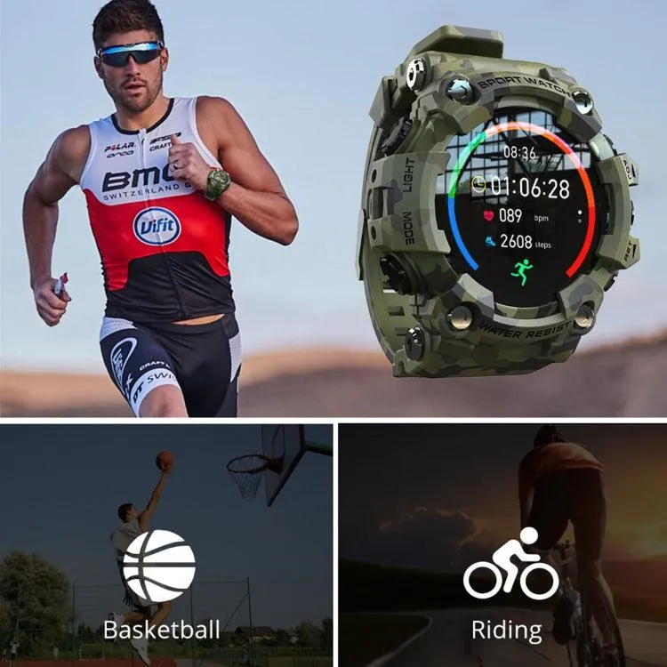 Lokmat Smart Health Watch with 1.28" TFT Display, Multi-Sport Tracking, and Vital Sign Monitoring