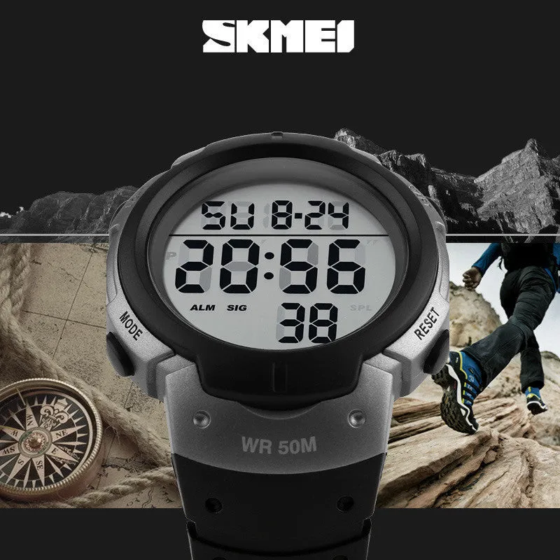 Luxury Brand Mens Sports Watches Dive 50m Digital LED Military Watch Men Fashion