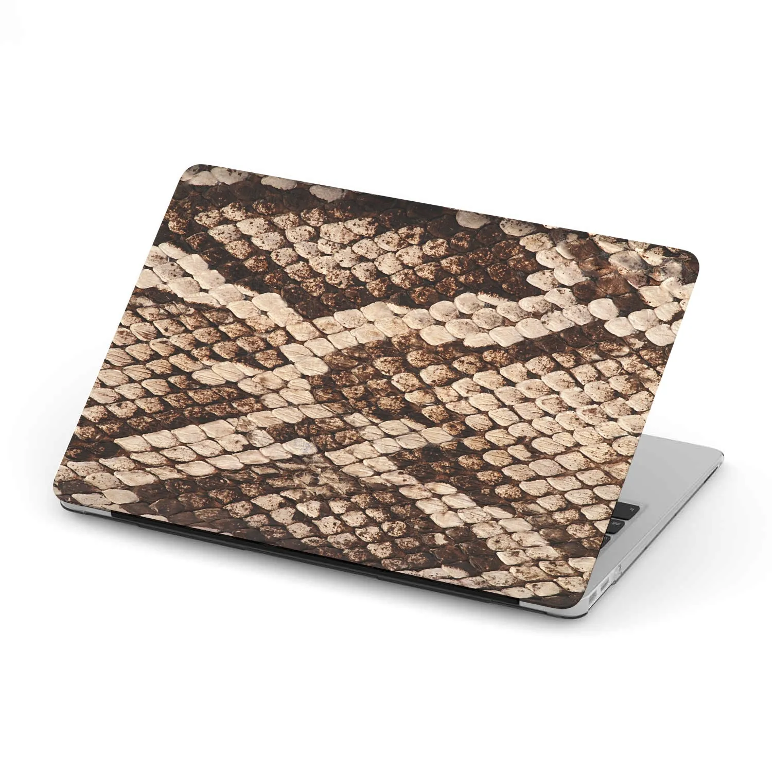 Macbook Hard Shell Case - Brown Snake Skin