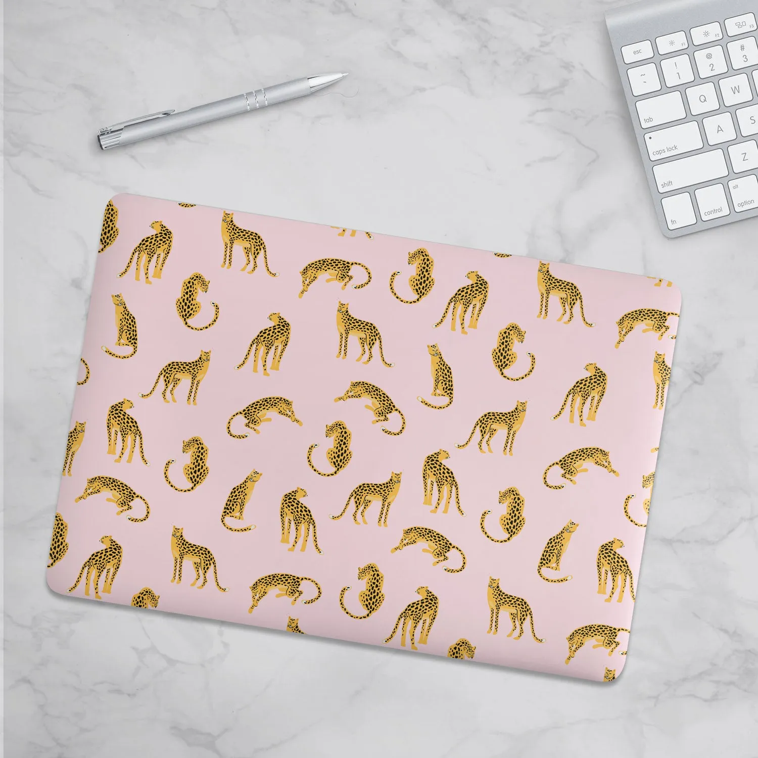 Macbook Hard Shell Case - Pink Leopard