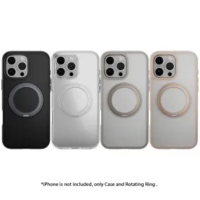 MAGEASY MagStand 360 M Rotating Ring Protective Case for iPhone 16 Series