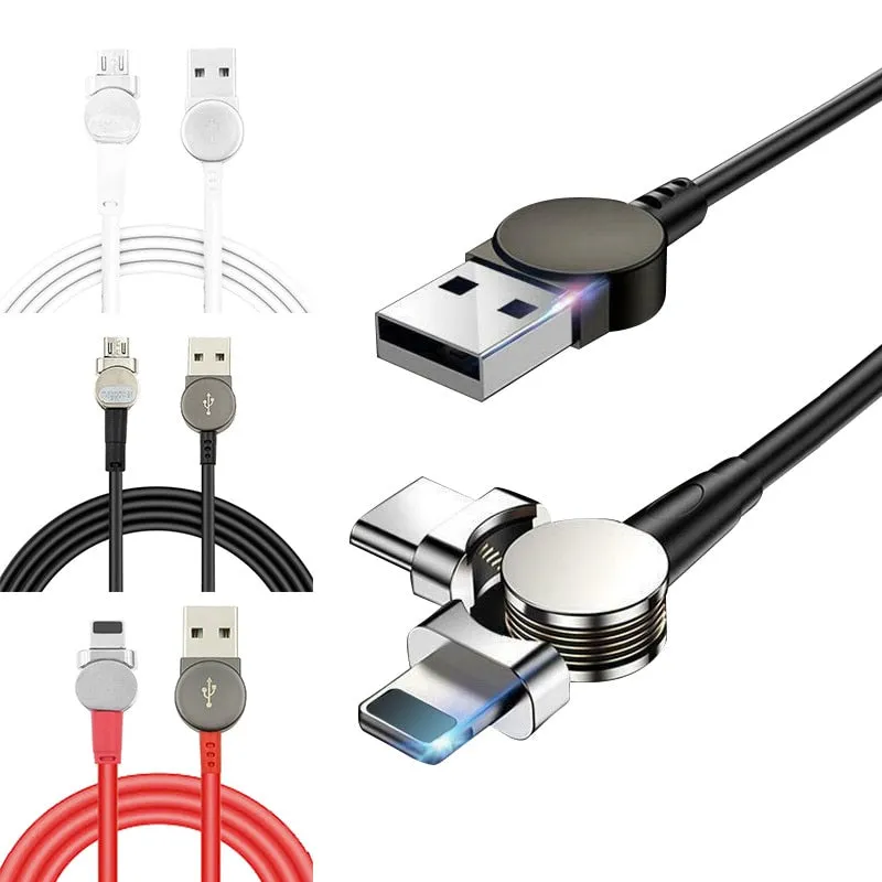 Magnetic USB Type C  LED Indicator Magnet Charger Cable