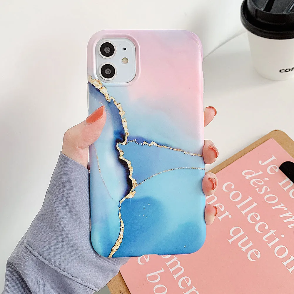 Marble phone case protective cover