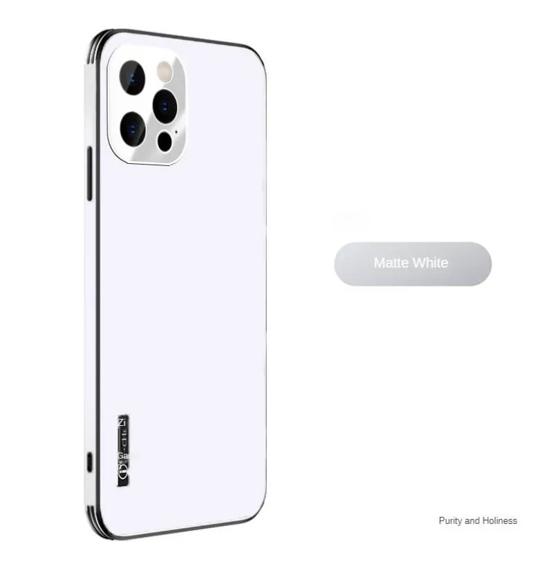 Matte Slim with Acrylic Frosted TPU Phone Cases For iPhone