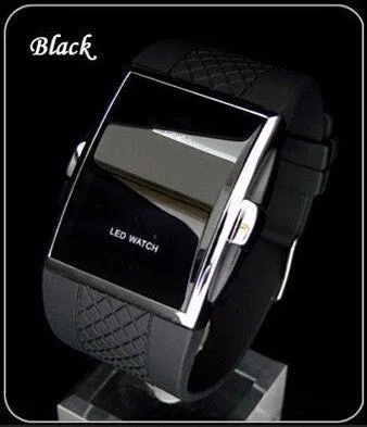 Men's Fashion Silicone Square Smart Watch