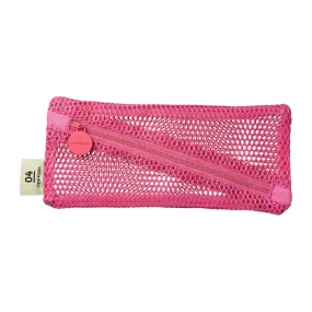 Mesh Pen Case - Pink