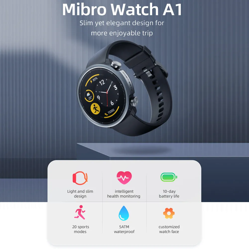 Mibro Watch A1 Slim Elegant Design