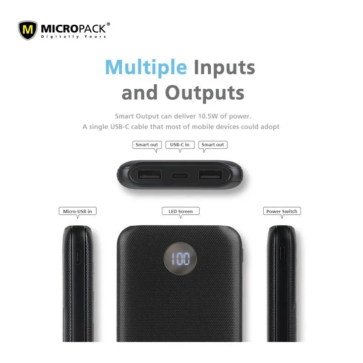 Micropack Type-C Power Bank (10000mAh)