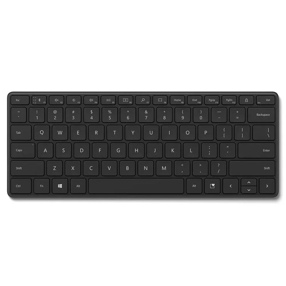 Microsoft Designer Compact Wireless Keyboard - Black | 21Y-00004