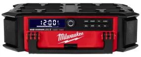 Milwaukee M18 PACKOUT 2950-20 Jobsite Charger Radio, Tool Only, 18 V, 5 Ah, 18-Channel, Bluetooth 4.2 :EA: QUANTITY: 1