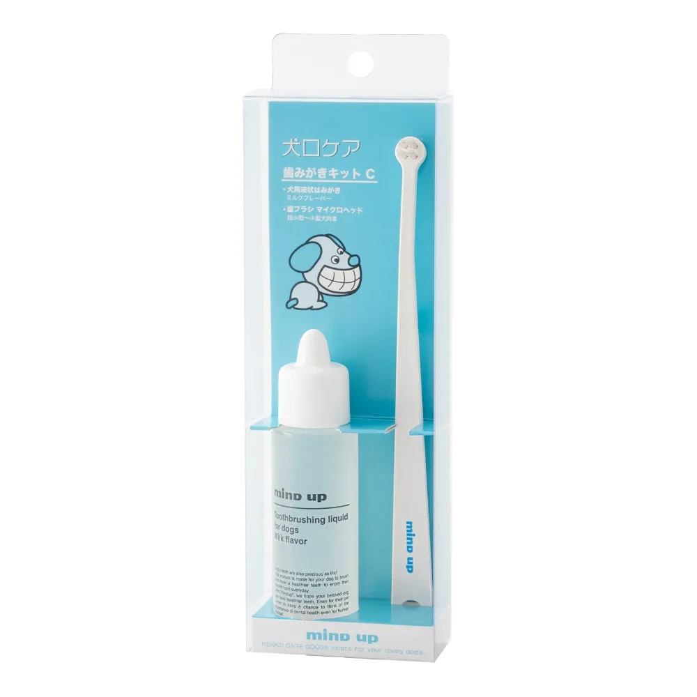 Mind Up Kenko Care Toothbrushing Kit C Micro Head For Dogs